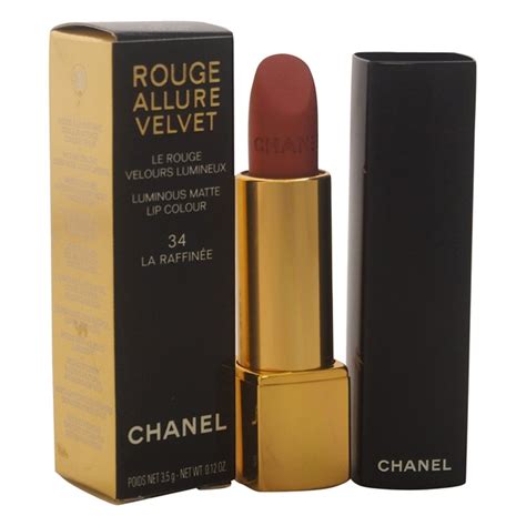 chanel rouge allure velvet 34 review|chanel rouge allure velvet vie.